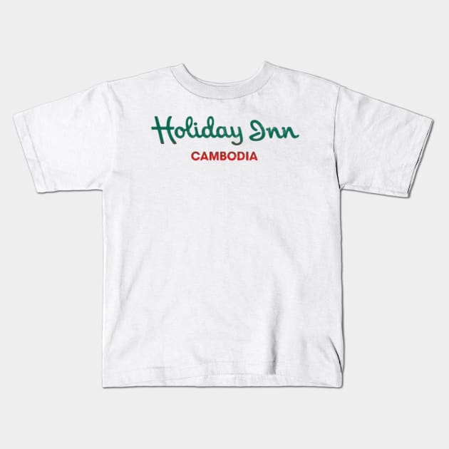 Holiday inn cambodia Kids T-Shirt by kongtala